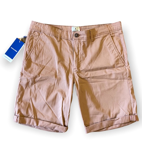 jack and jones bowie shorts burlwood size medium - Picture 2 of 13